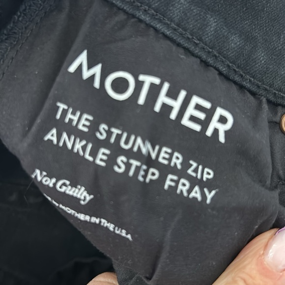 Mother The Stunner Zip Ankle Step Fray Not Guilty - Picture 9 of 12
